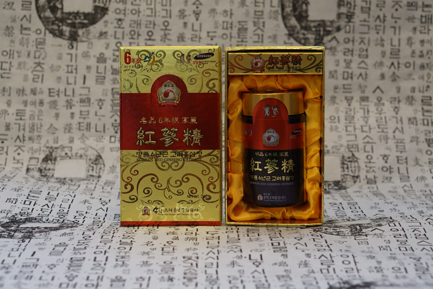 6years Korean Red Ginseng Extract with spoon