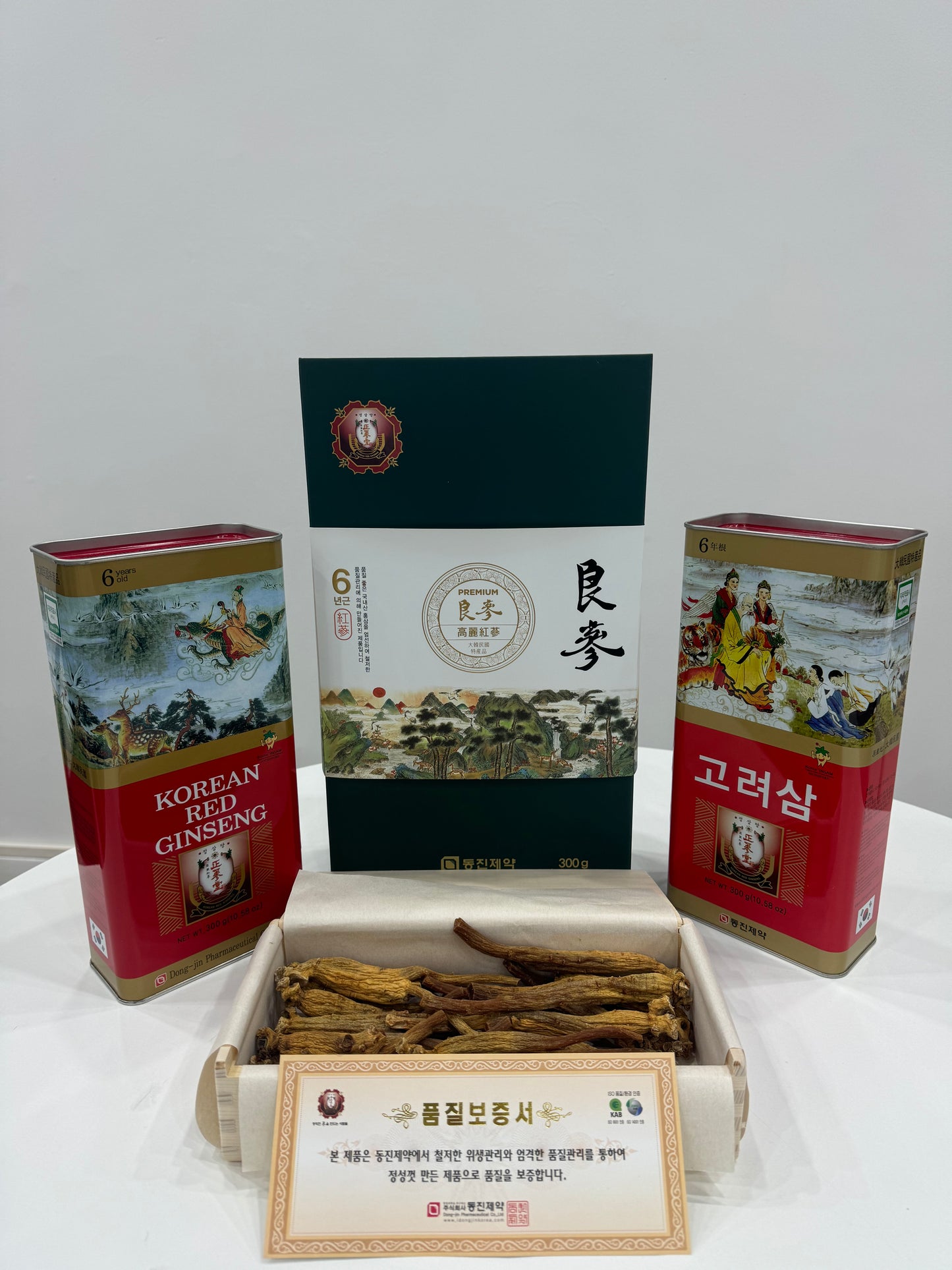 Korean Red Ginseng Good Grade 300g 14roots, 19roots Excluded gift box
